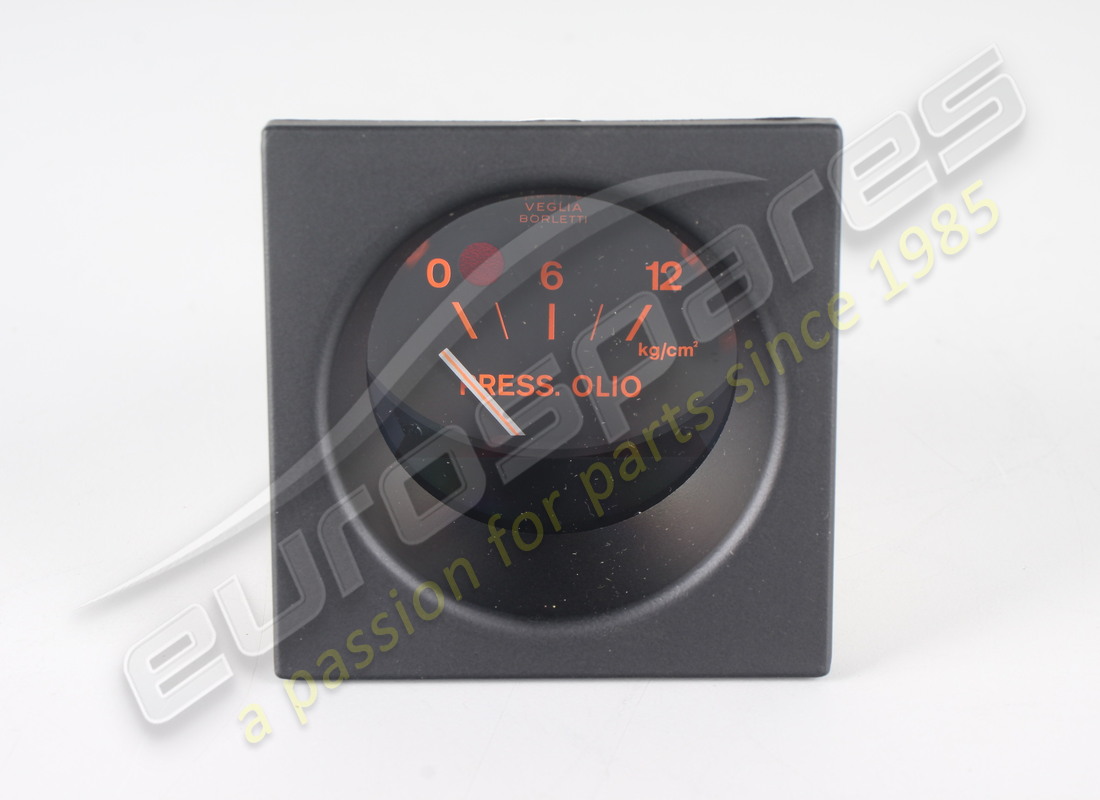 NEW FERRARI OIL PRESSURE GAUGE ORANGE FACE GS. PART NUMBER 126308 (2) new ferrari oil pressure gauge orange face gs. part number 126308 (2)