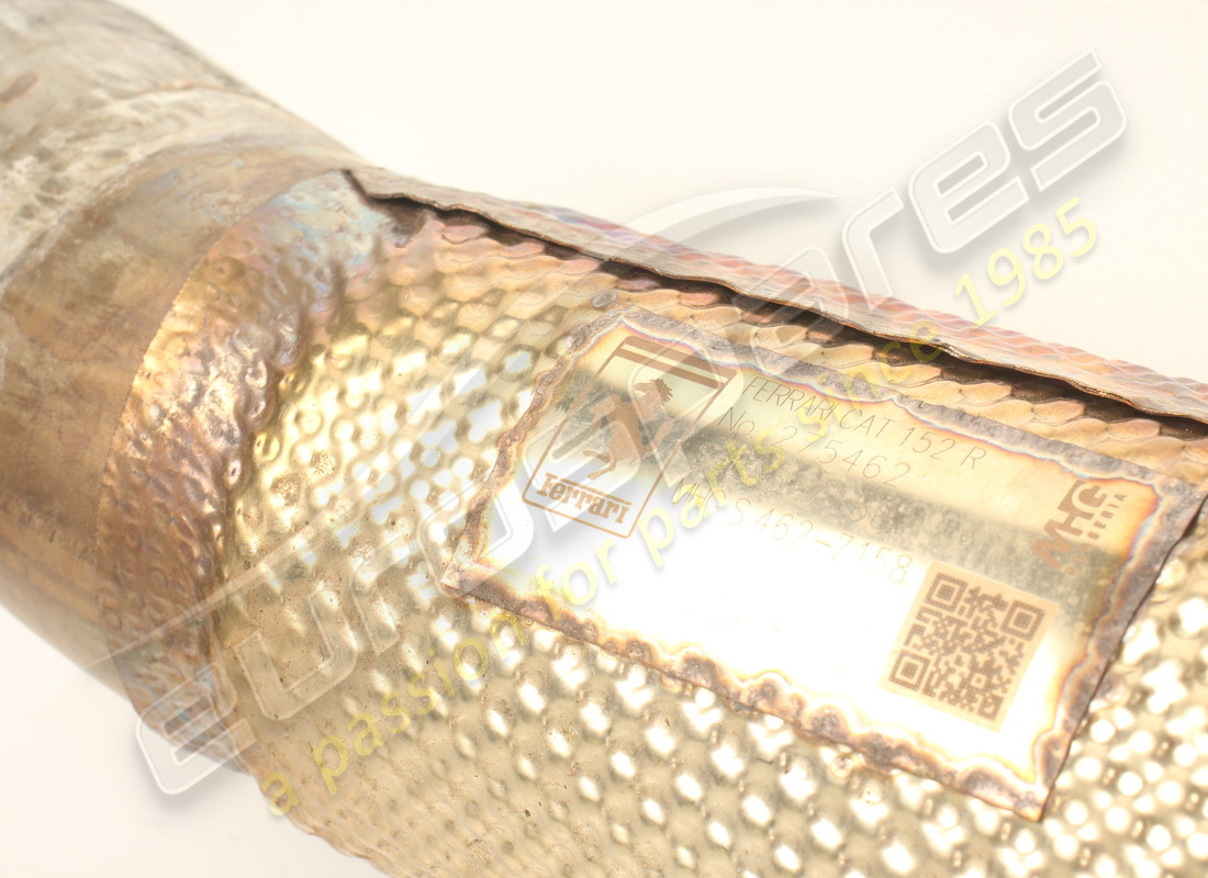 USED FERRARI COMPLETE RH CATALYTIC CONVERTER. PART NUMBER 275462 (2) used ferrari complete rh catalytic converter. part number 275462 (2)