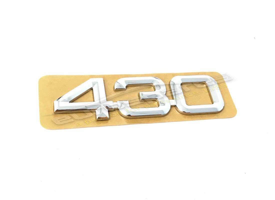 new maserati 430 prism.emblem on boot. part number 328356361 (1)