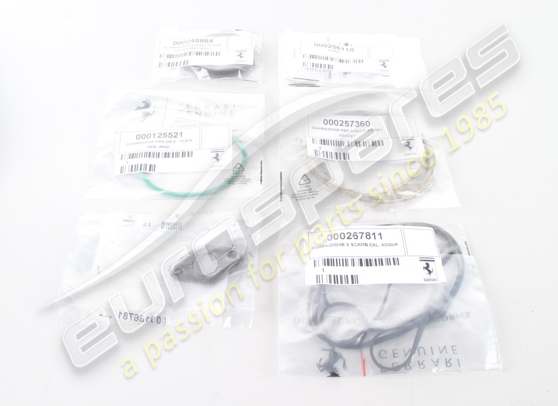 NEW FERRARI PROPELLING UNIT SET OF GASKE. PART NUMBER 266677 (15) new ferrari propelling unit set of gaske. part number 266677 (15)