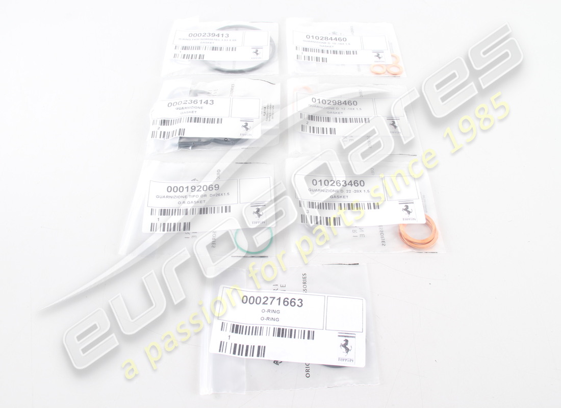 NEW FERRARI PROPELLING UNIT SET OF GASKE. PART NUMBER 266677 (19) new ferrari propelling unit set of gaske. part number 266677 (19)