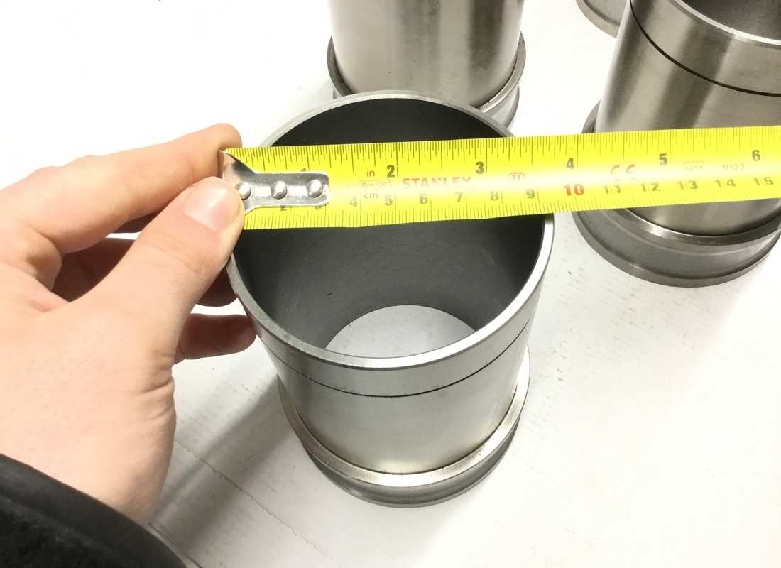 new (other) maserati cylinder liners set 4200 c.c. part number mb64188 (4)