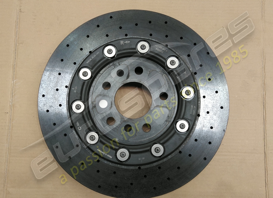 USED Lamborghini BRAKE DISK CERAMIC . PART NUMBER 4S0615602A (1)