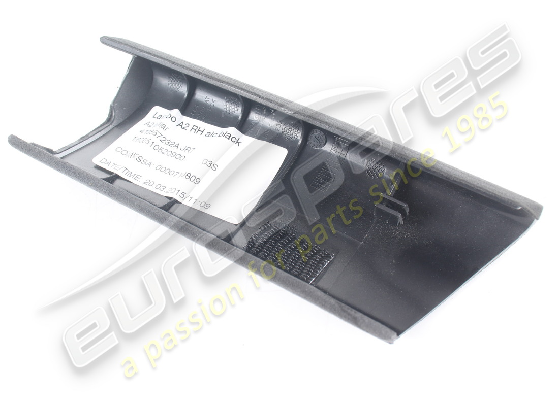 used lamborghini trim panel, pillar rh, alcantara. part number 4t0867232a (3)