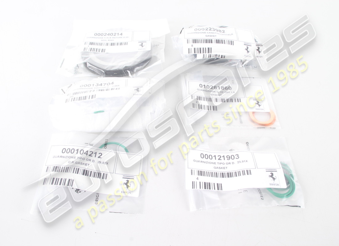NEW FERRARI PROPELLING UNIT SET OF GASKE. PART NUMBER 266677 (16) new ferrari propelling unit set of gaske. part number 266677 (16)