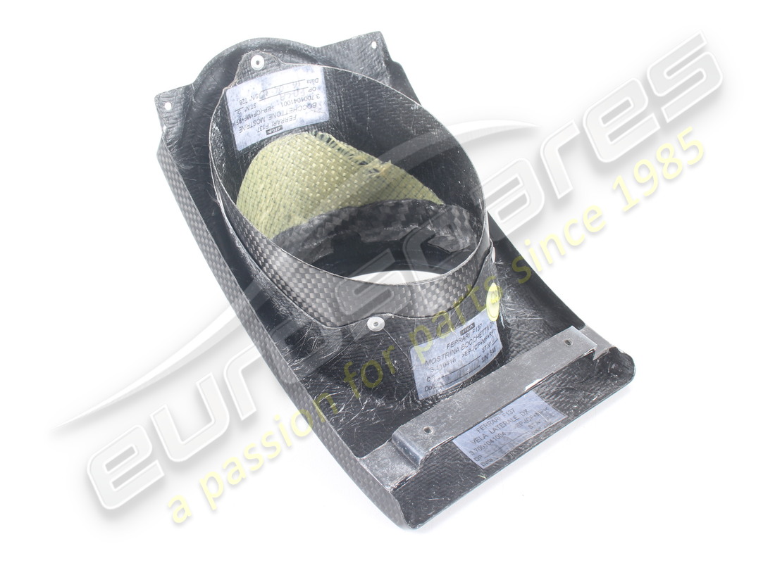 NEW FERRARI RH AIR OUTLET PLATE -CARBO. PART NUMBER 69541000 (6) new ferrari rh air outlet plate -carbo. part number 69541000 (6)