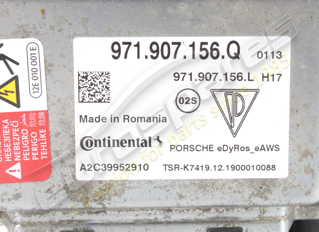 used lamborghini el.control unit. part number 971907156q (3)