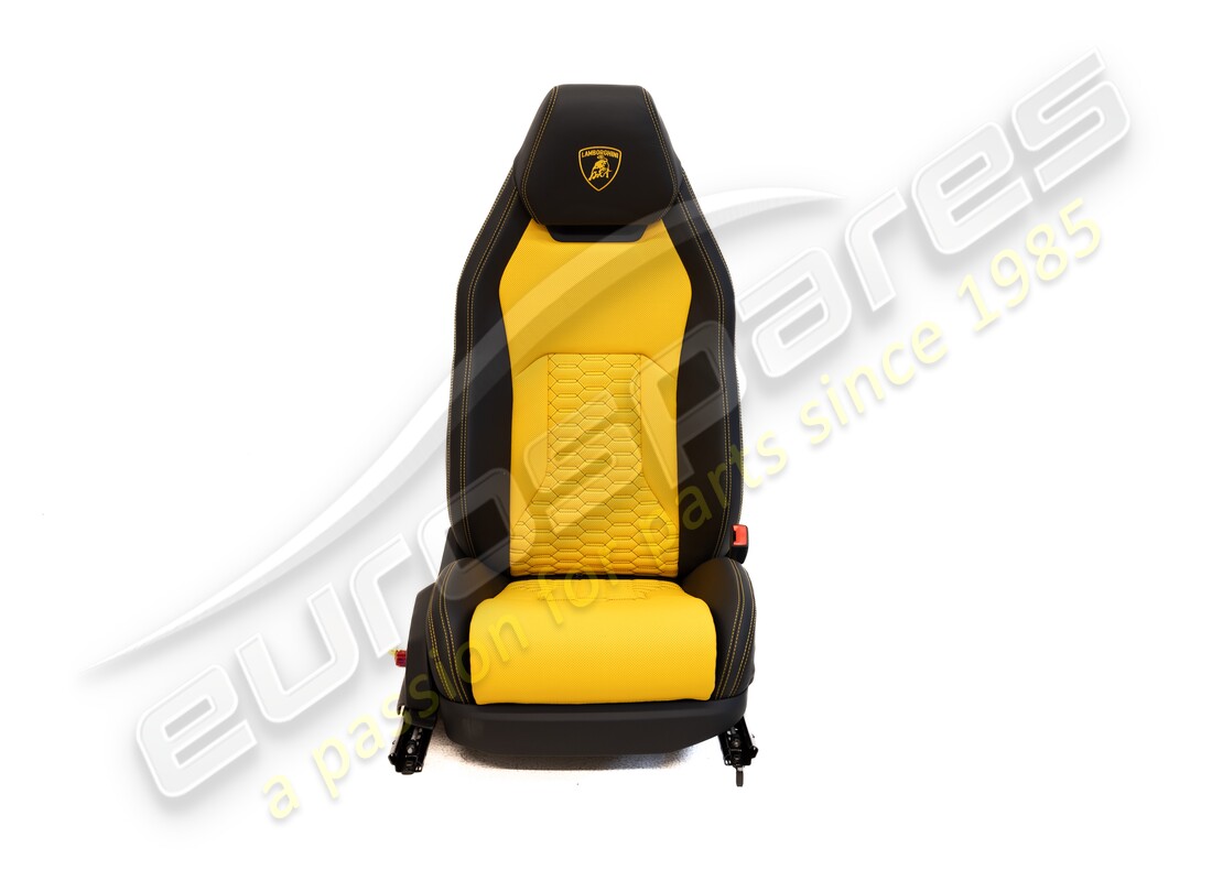 new lamborghini urus rhd rh seat (black/yellow). part number 4ml881032c (1)