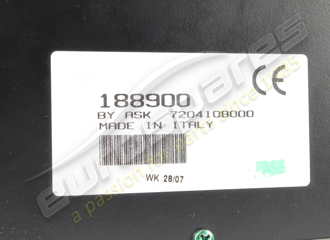 NEW FERRARI AMPLIFICATORE AUDIO 50W X 4. PART NUMBER 188900 (6) new ferrari amplificatore audio 50w x 4. part number 188900 (6)