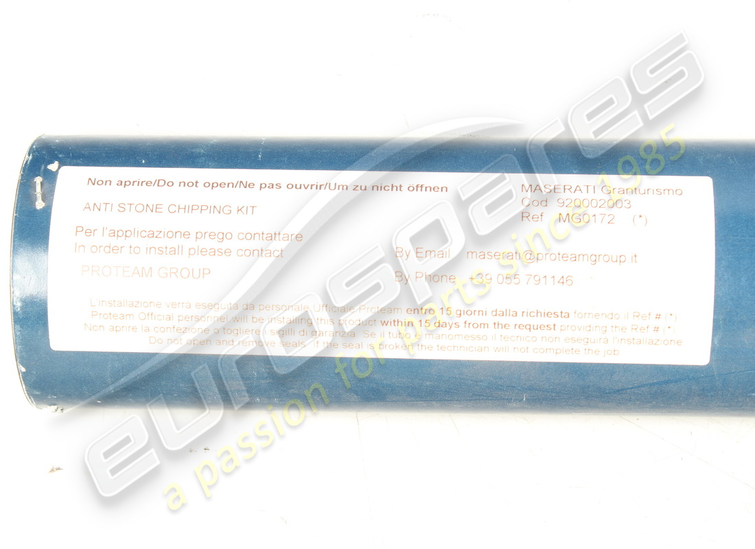 new maserati protective film kit granturi. part number 920002003 (2)