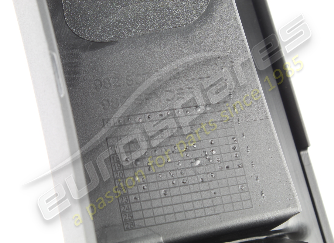 NEW PORSCHE SPOILER SIDE LEFT MATT BLACK. PART NUMBER 982807513OK1 (4) new porsche spoiler side left matt black. part number 982807513ok1 (4)