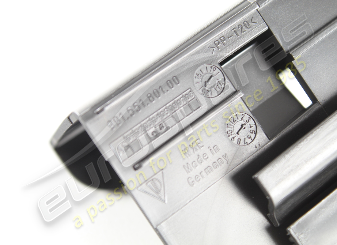 NEW PORSCHE RETAINING STRAP FOR WARNING LEFT TRIANGLE BLACK. PART NUMBER 991551801001E0 (3) new porsche retaining strap for warning left triangle black. part number 991551801001e0 (3)