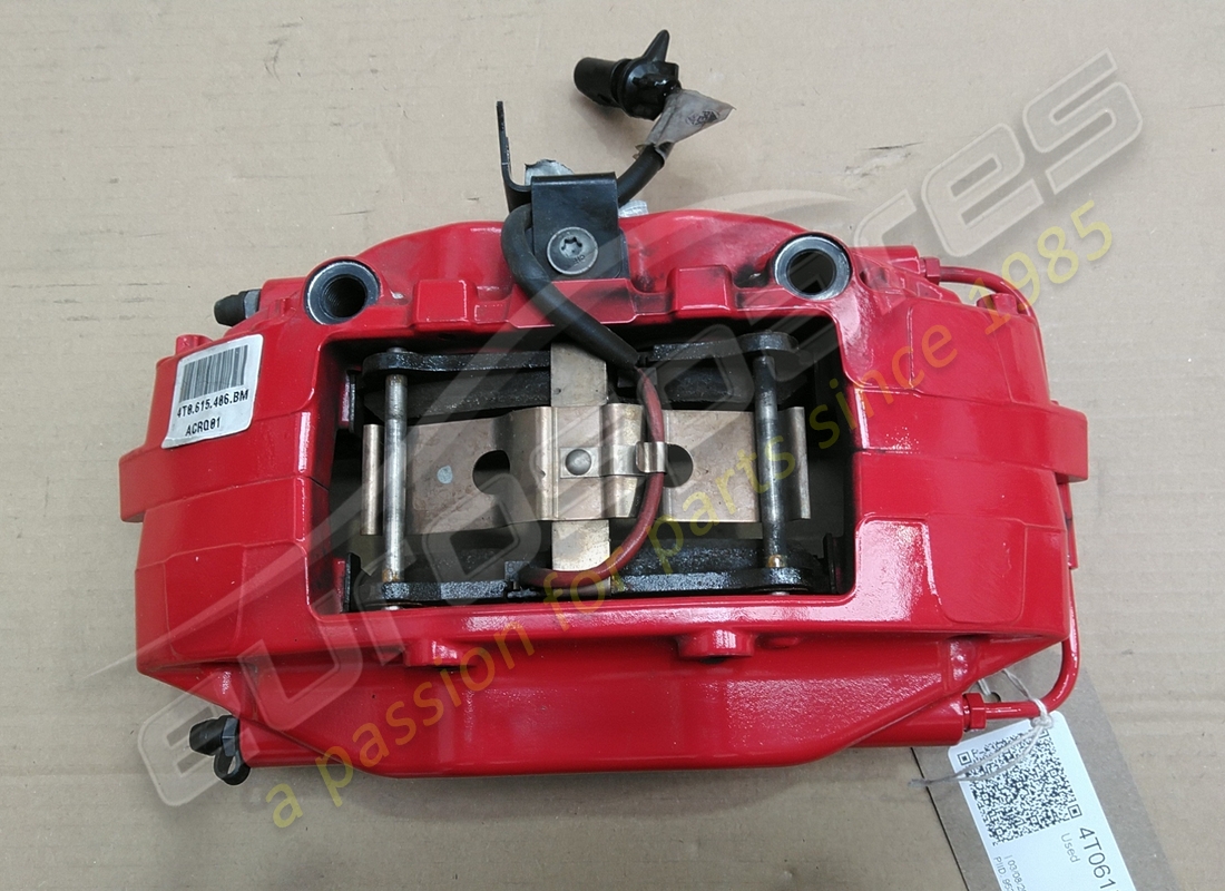 USED Lamborghini SLIDING-CALIPER CERAMIC ROT . PART NUMBER 4T0615406BM (1)