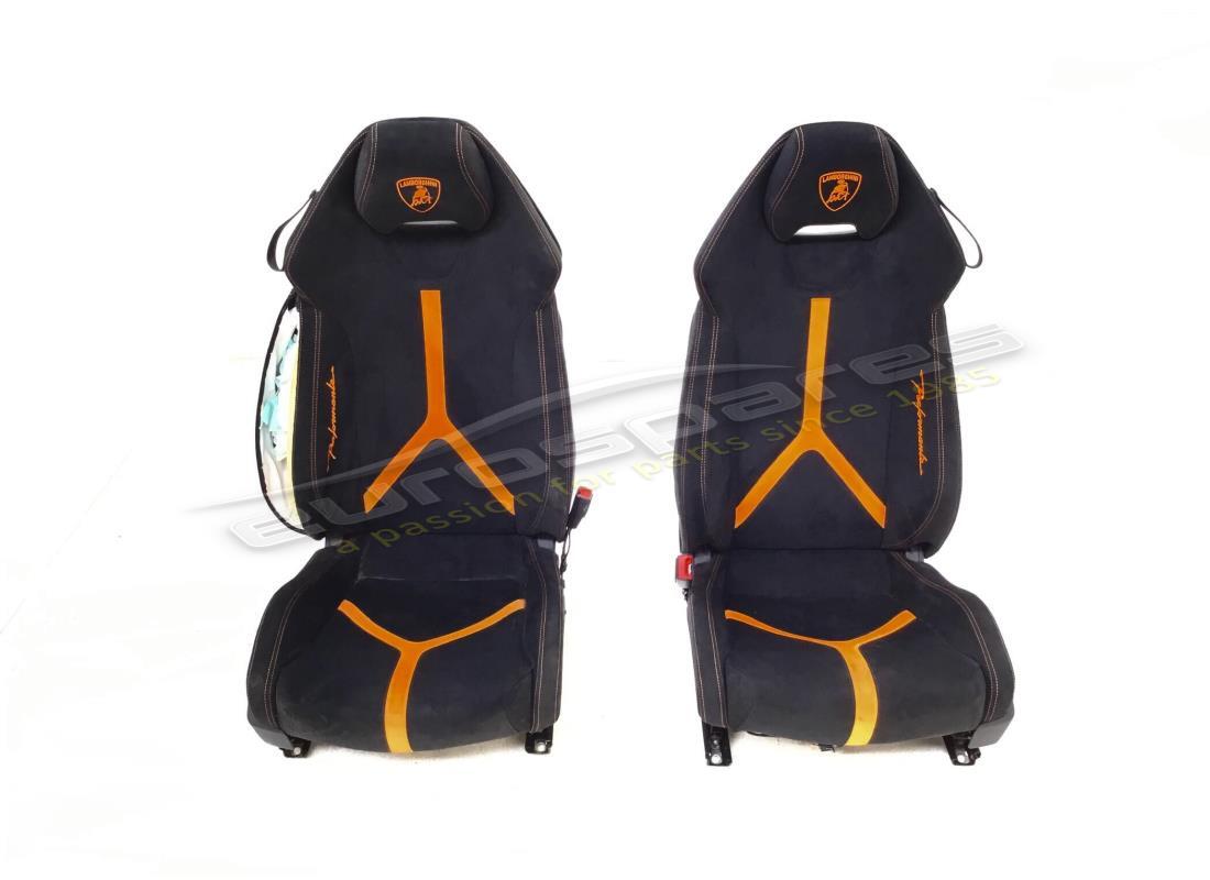 USED Lamborghini PAIR OF COMFORT SEATS . PART NUMBER 4T0882011BW (1)
