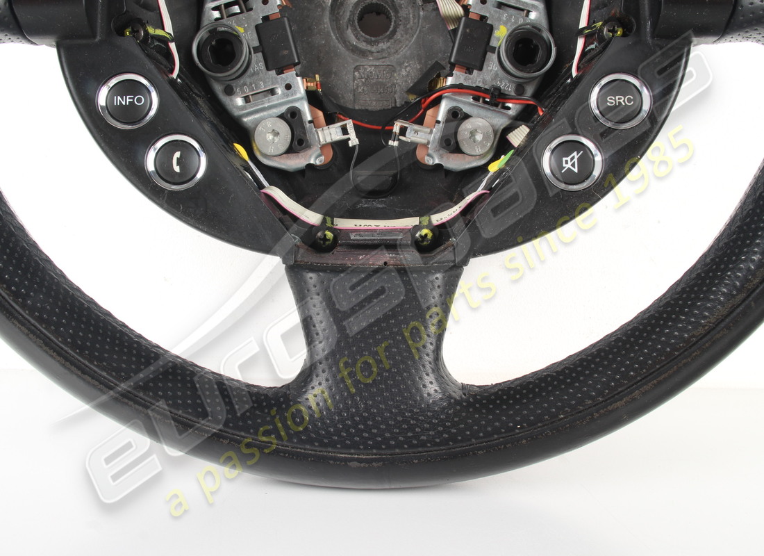 used maserati steering wheel black. part number 27328000 (4)