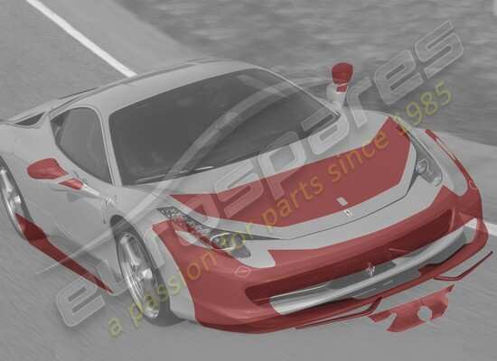 new ferrari anti-stone chipping protective film, complete part number 70001830