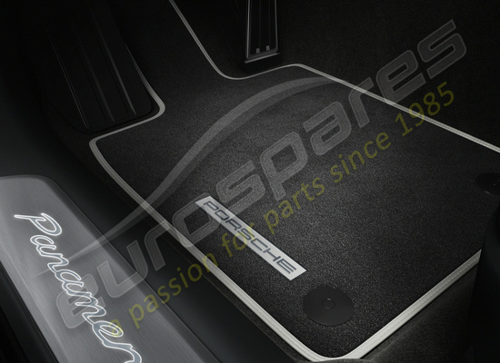 new porsche custom floor mats with leather trim part number 97104430200xxx