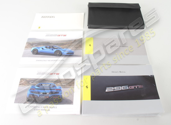 used ferrari ferrari 296 booklet pack complete with warranty book part number eap1481295