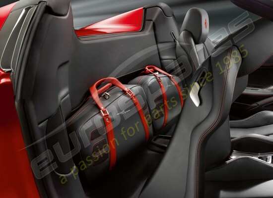 new ferrari luggage set, 2 bags for passenger compartment part number 84064200