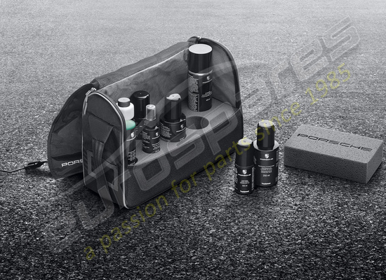 new porsche car care case - cabriolet part number 00004400404