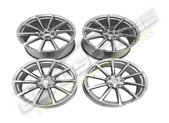 new ferrari set of painted, forged wheel part number 70004423