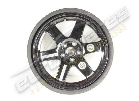 used maserati spare wheel, black alloy part number 670013624