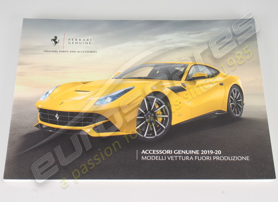 new ferrari fg brochure out of range car part number 95998254
