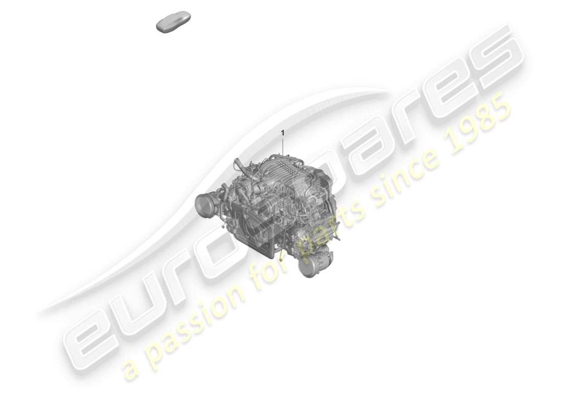 porsche 2023 (992-1 gt3/rs/st) replacement engine for vehicles with a petrol particulate filter part diagram