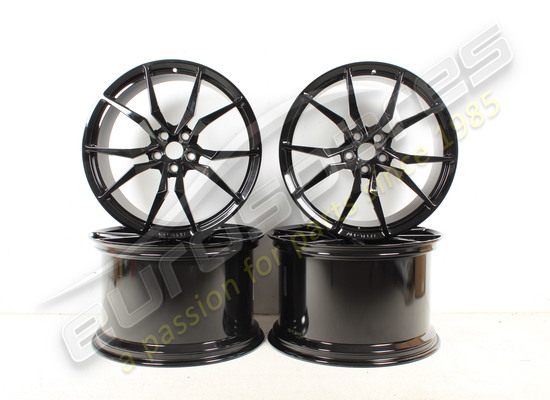 new (other) lamborghini shiny black dione rims kit part number 0r8340032