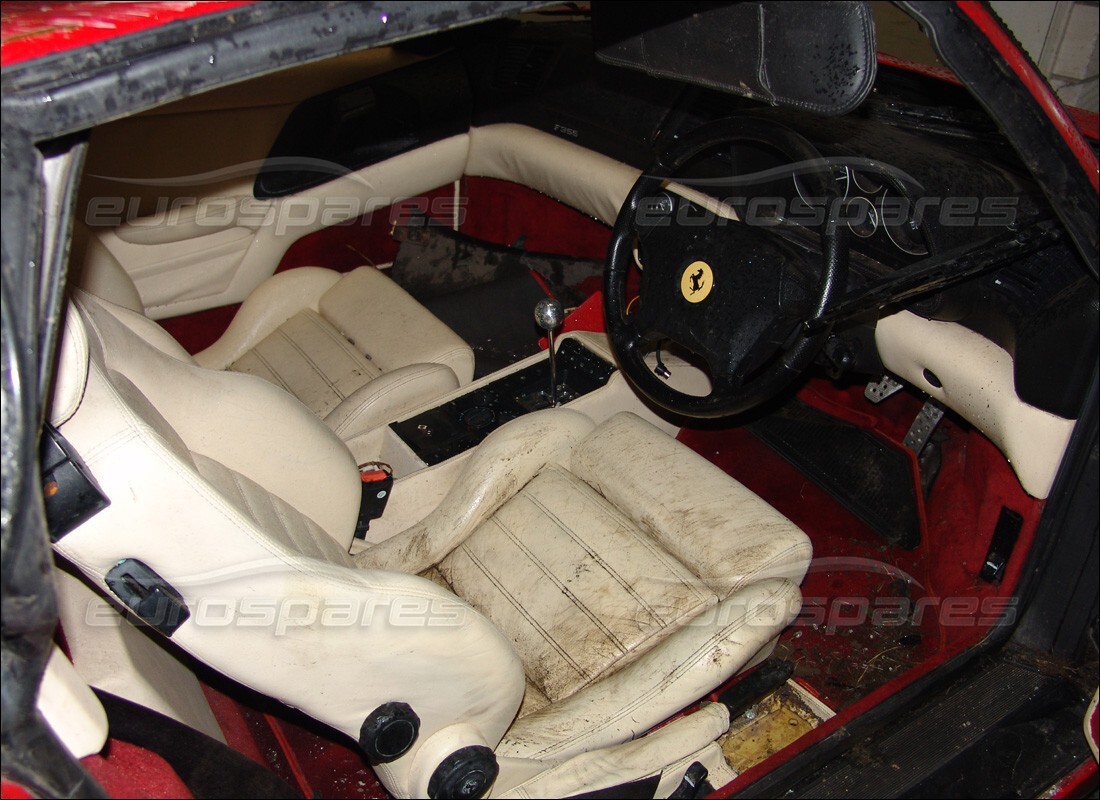 ferrari 355 (5.2 motronic) with 48,820 miles, being prepared for dismantling #2