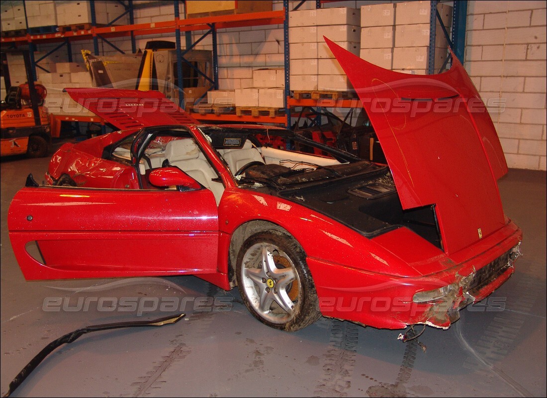 ferrari 355 (5.2 motronic) with 48,820 miles, being prepared for dismantling #7