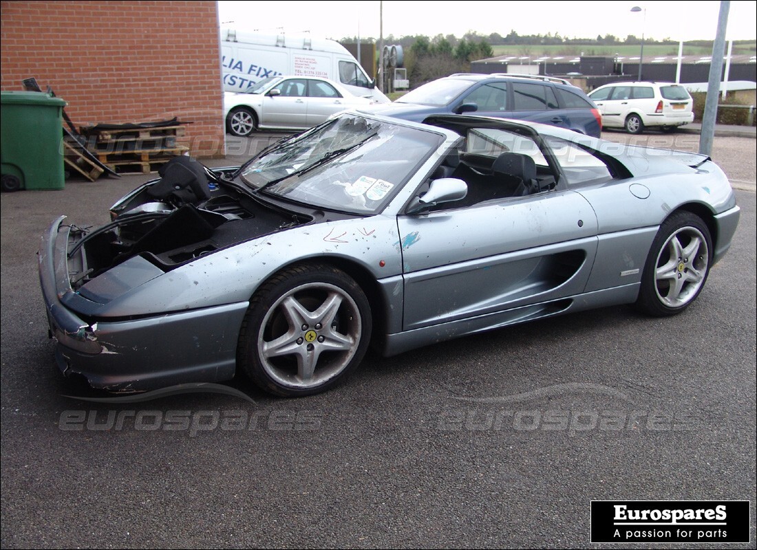 ferrari 355 (5.2 motronic) being prepared for dismantling at eurospares