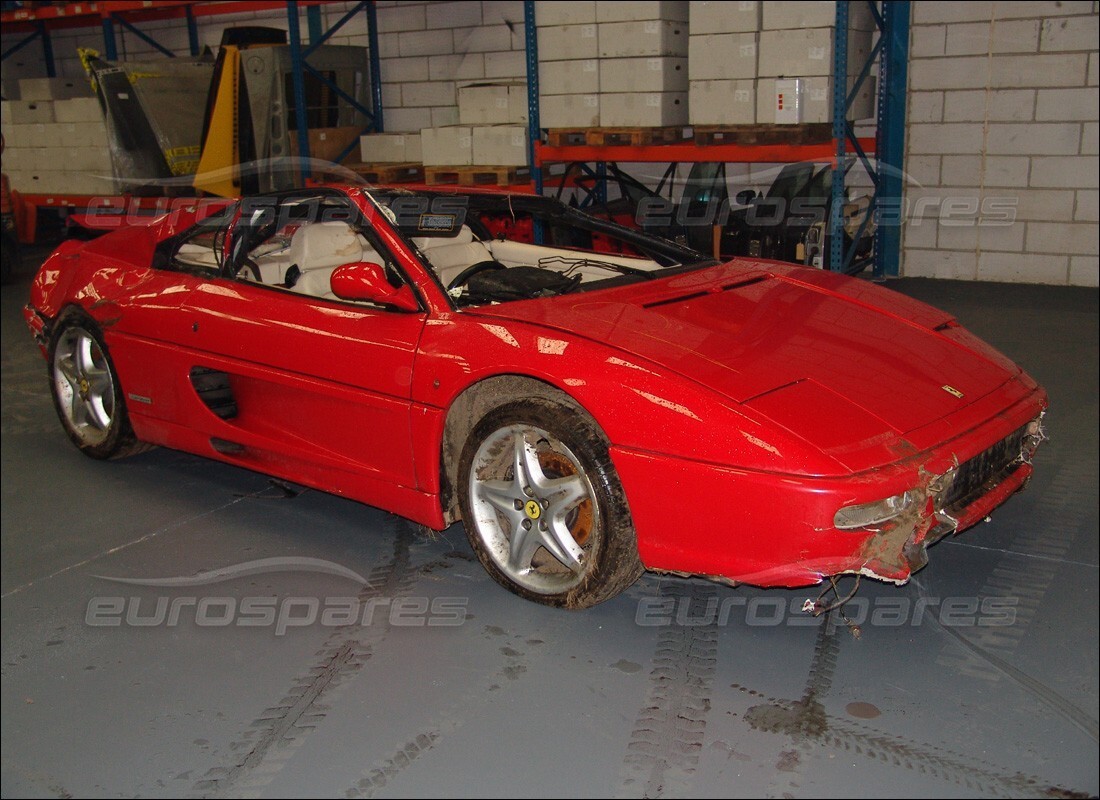 ferrari 355 (5.2 motronic) being prepared for dismantling at eurospares