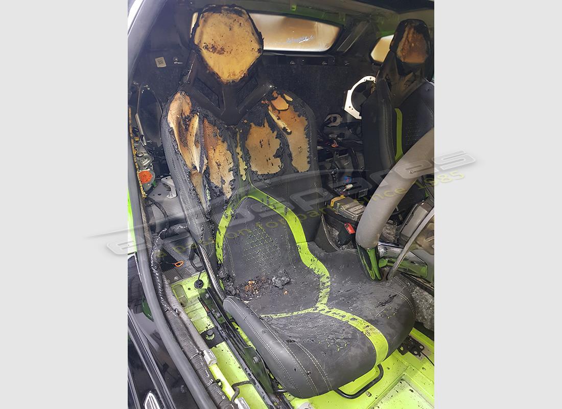 lamborghini 2018 (performante coupe) with 6,976 miles, being prepared for dismantling #10