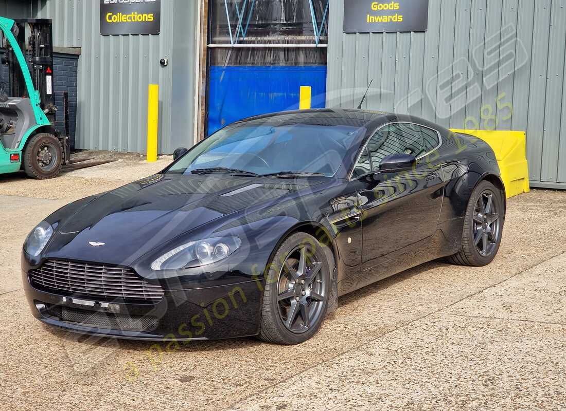 aston martin v8 vantage (2006) with 84,619 miles, being prepared for dismantling #1