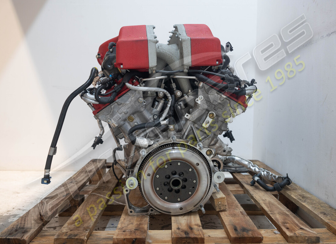 ferrari gtc4 lusso (rhd) engine being prepared for dismantling #9
