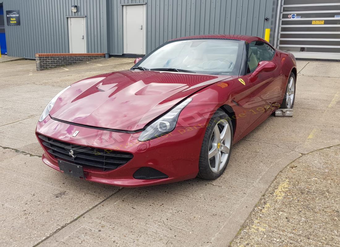 ferrari california t (europe) being prepared for dismantling at eurospares