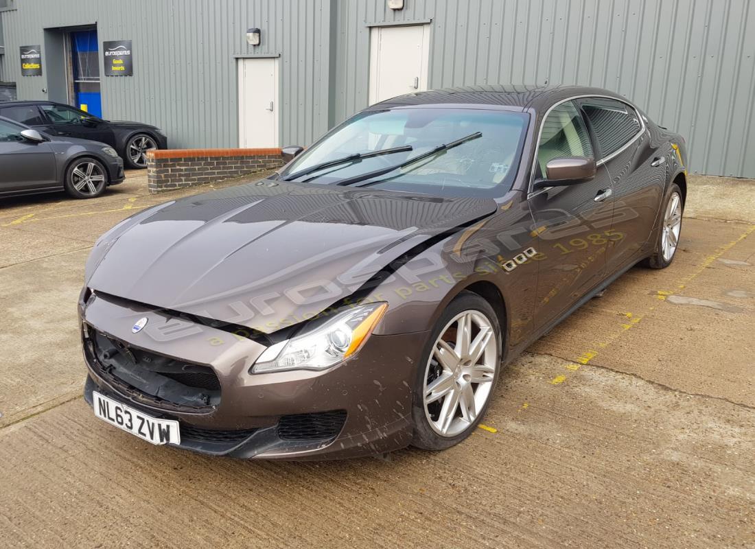 maserati qtp. v6 3.0 bt 410bhp 2015 with 41,122 miles, being prepared for dismantling #1