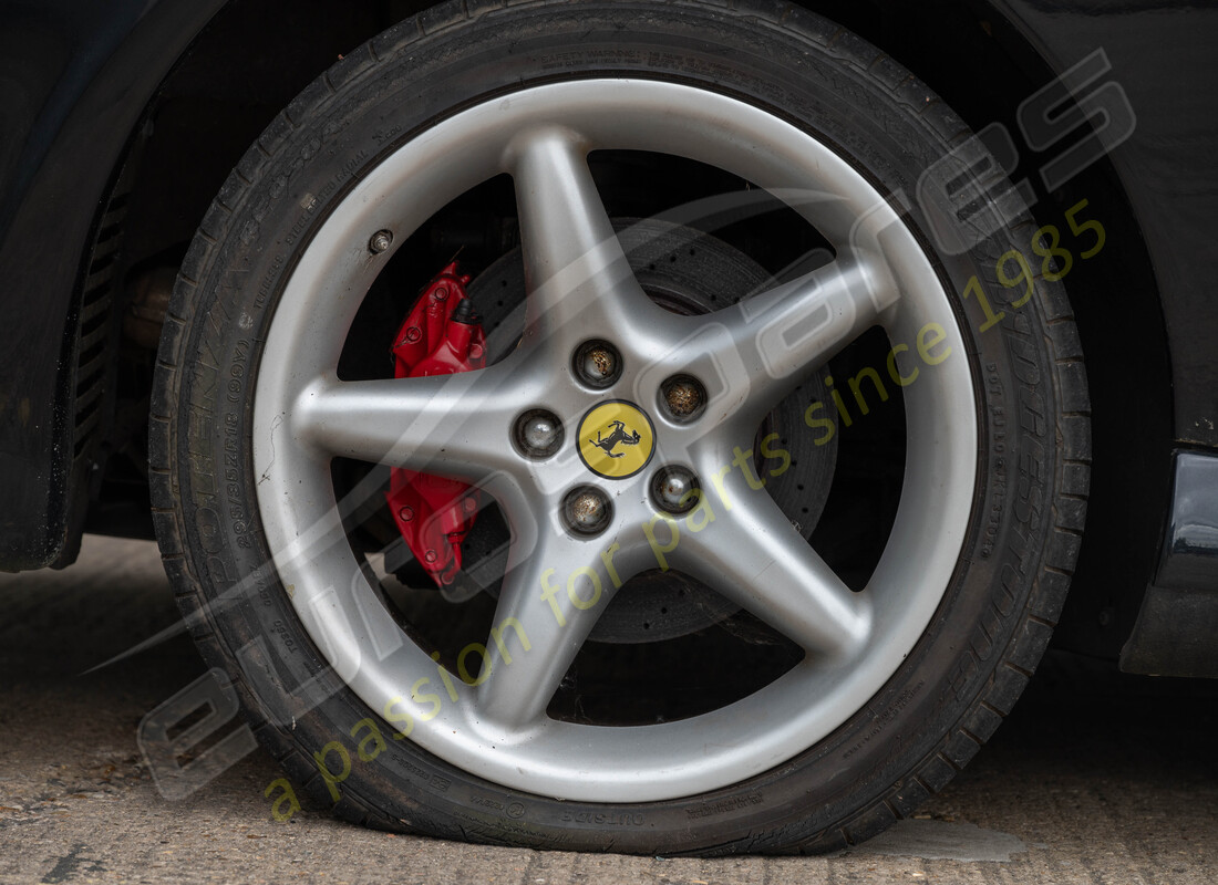 ferrari 550 maranello with 122523, being prepared for dismantling #36