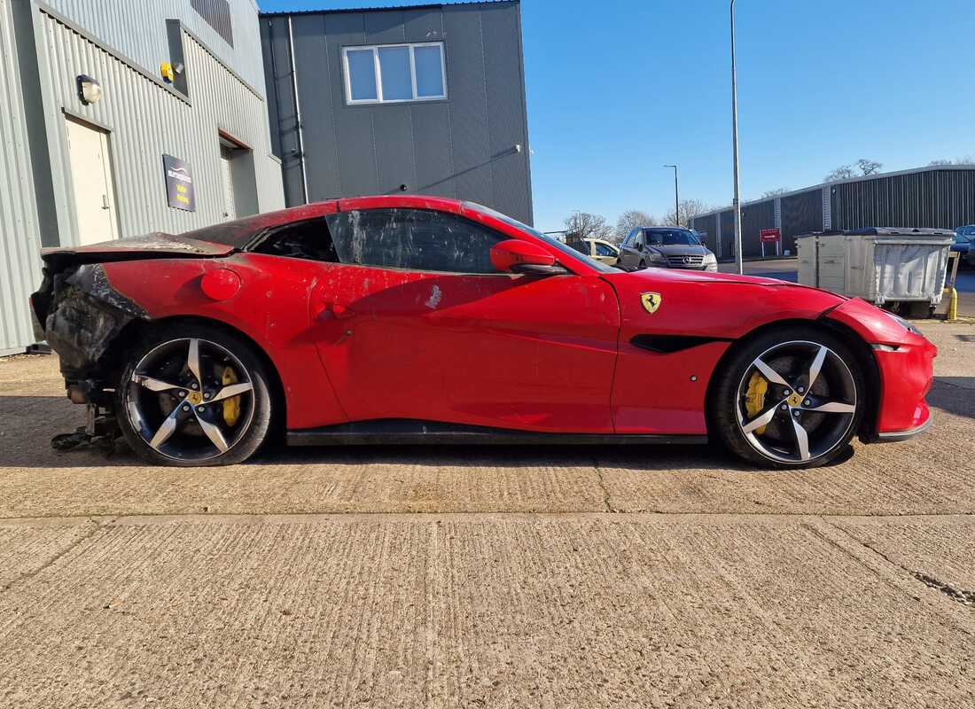 ferrari portofino m with 2000 miles, being prepared for dismantling #6