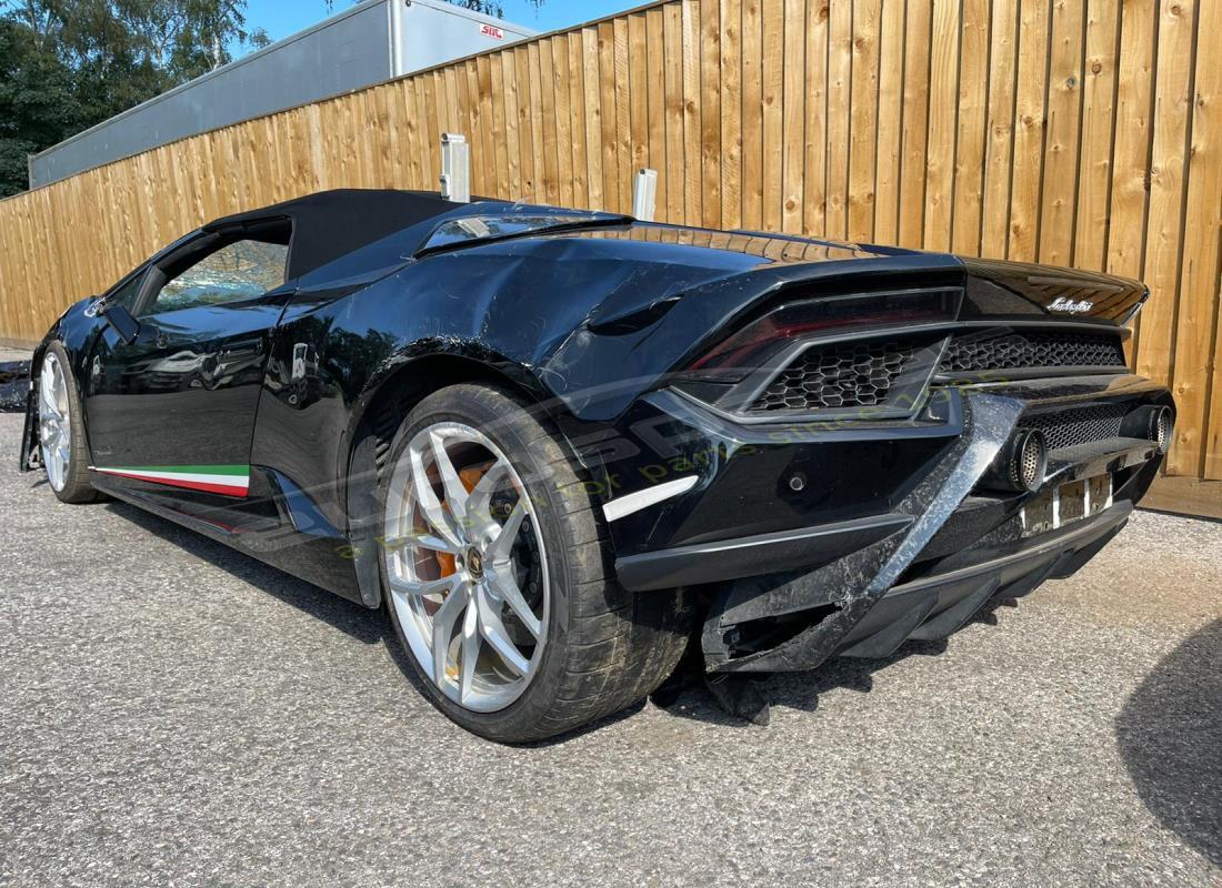 lamborghini 2019 (performante spyder) with 1,589 miles, being prepared for dismantling #2