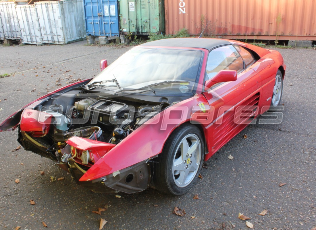 ferrari 348 (1993) tb / ts being prepared for dismantling at eurospares