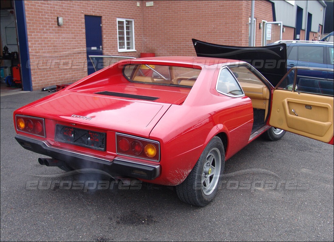 ferrari 308 gt4 dino (1979) with 54,824 kilometers, being prepared for dismantling #4