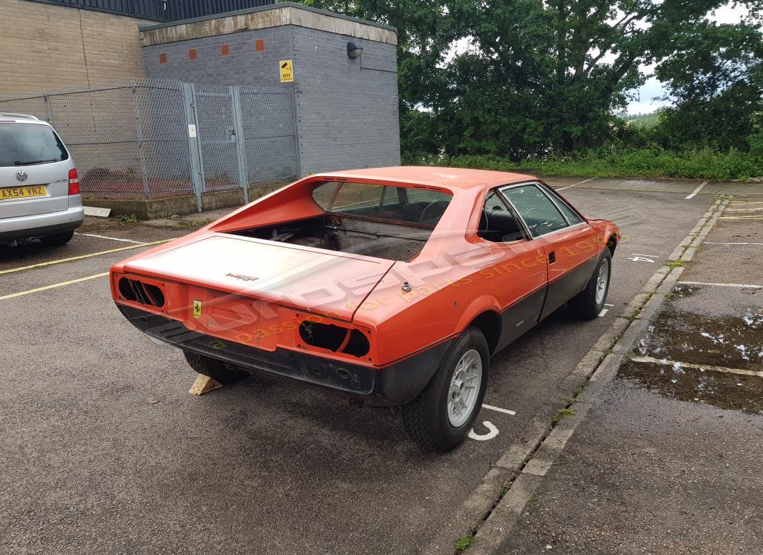 ferrari 308 gt4 dino (1976) with unknown, being prepared for dismantling #5