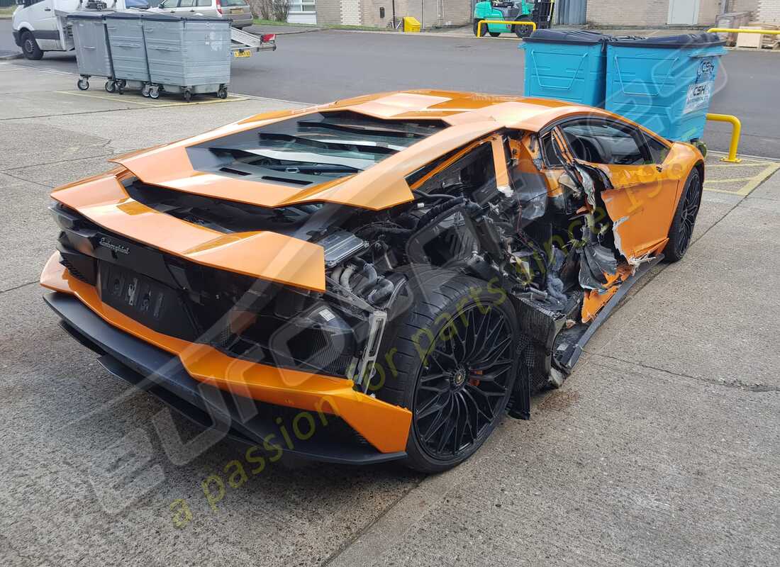 lamborghini lp740-4 s coupe (2018) with 11,442 miles, being prepared for dismantling #5