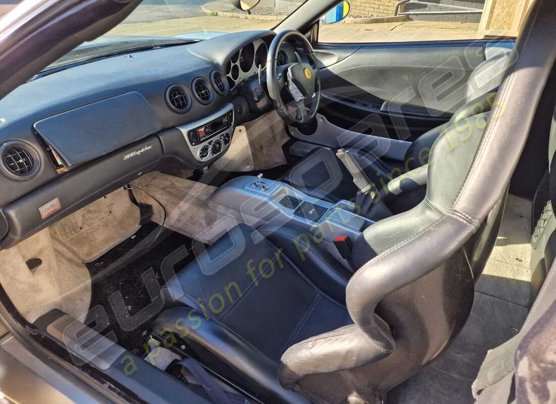 ferrari 360 spider with 24,759 miles, being prepared for dismantling #12