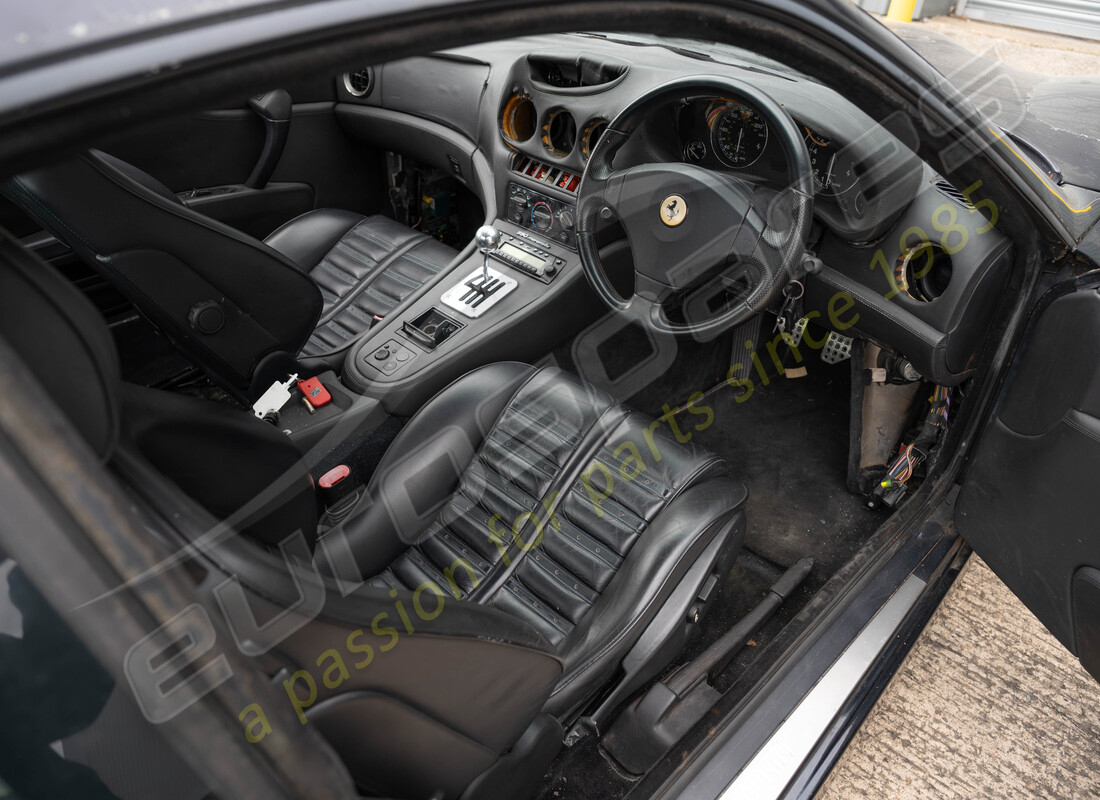ferrari 550 maranello with 122523, being prepared for dismantling #9