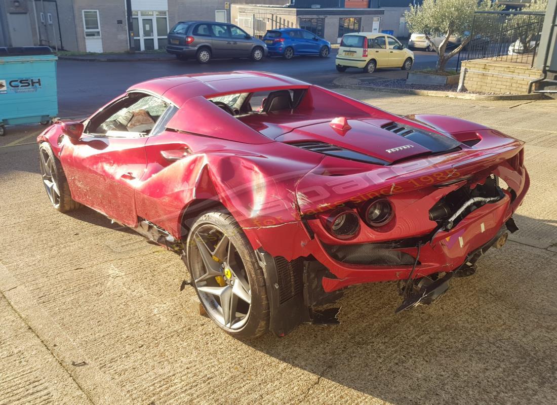 ferrari f8 spider with 940 miles, being prepared for dismantling #4