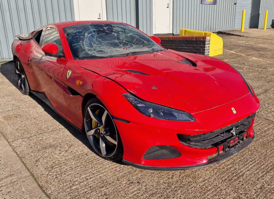 ferrari portofino m with 2000 miles, being prepared for dismantling #7