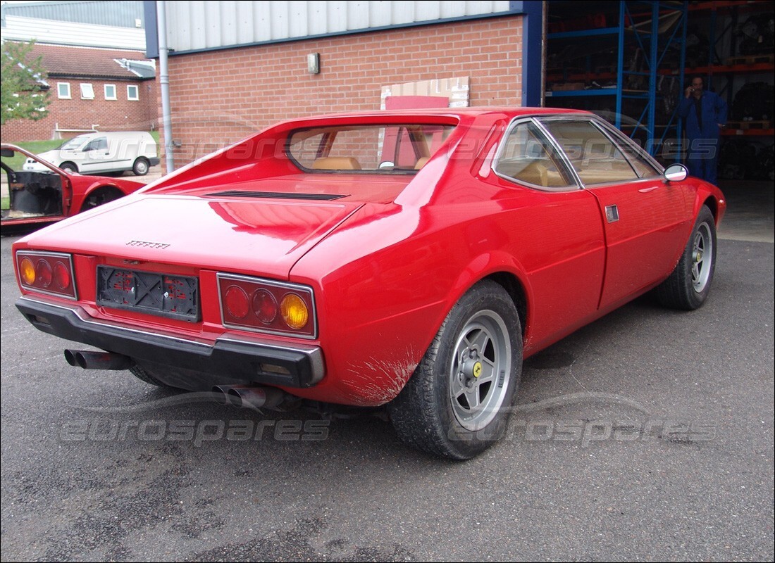 ferrari 308 gt4 dino (1979) with 54,824 kilometers, being prepared for dismantling #10